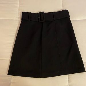 H&M black skirt with belt